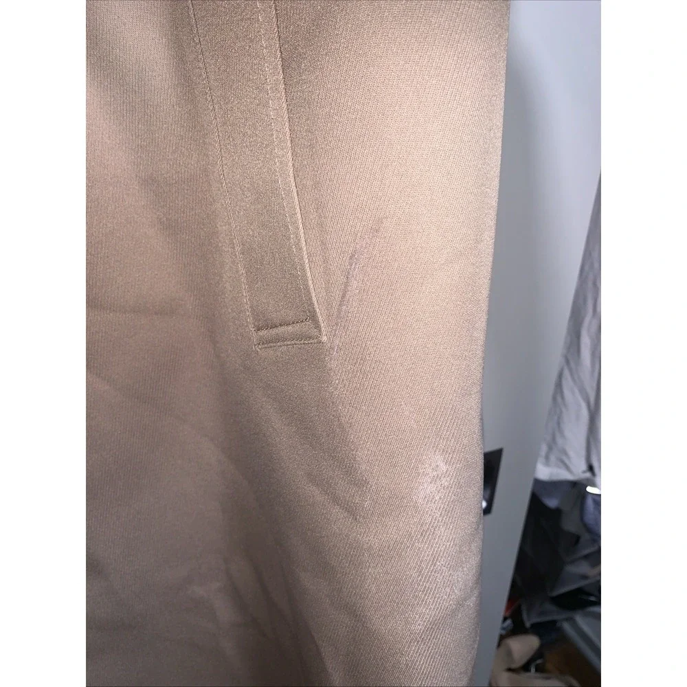 Vintage Botany 500 Trench Coat Mens 42 Beige Belted Plaid Lined USA Fur Lining
